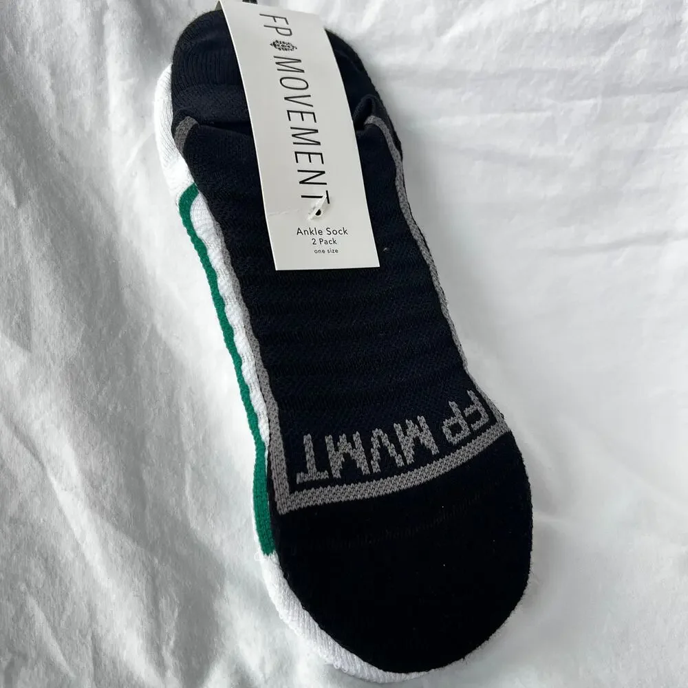 NWT Free People Movement Simple Sport No-Show Sock 2-Pack